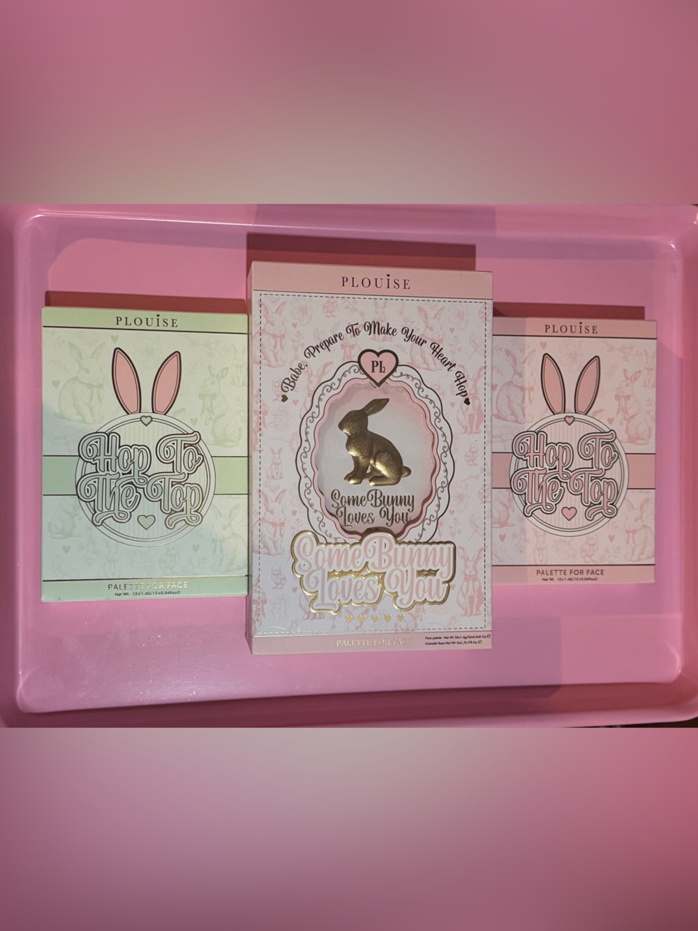 PLOUISE Pink 'Some Bunny Loves You' Eyeshadow Palette